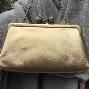 Vintage 50’s Gold Clutch Purse